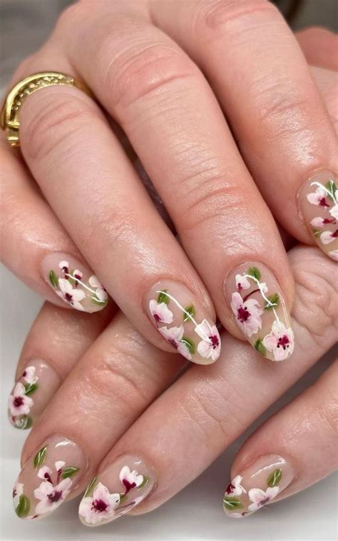 blossom nails|27 Blossom Inspired Nail Designs that Are Perfect for Spring